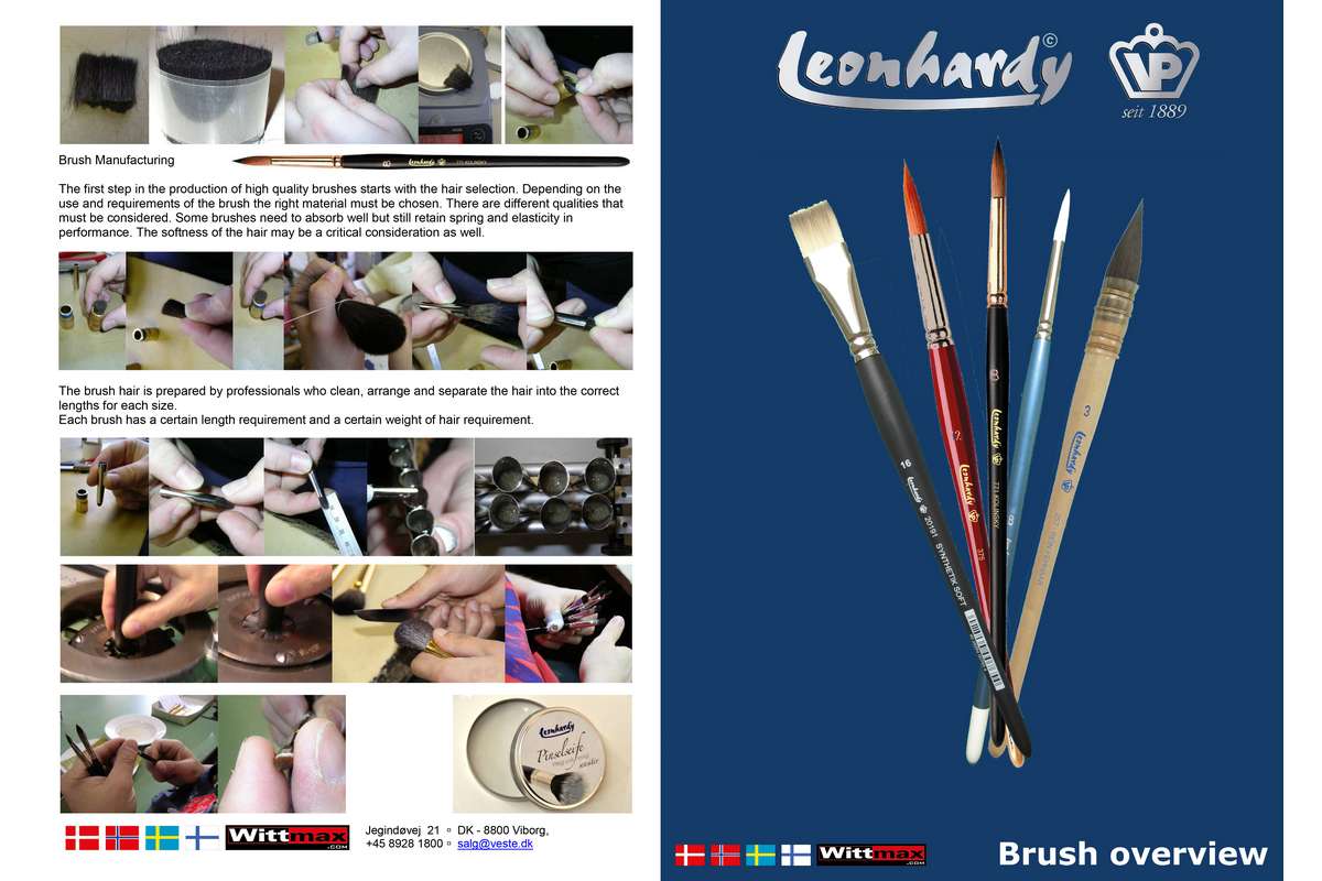 Catalogue Leonhardy brushes
